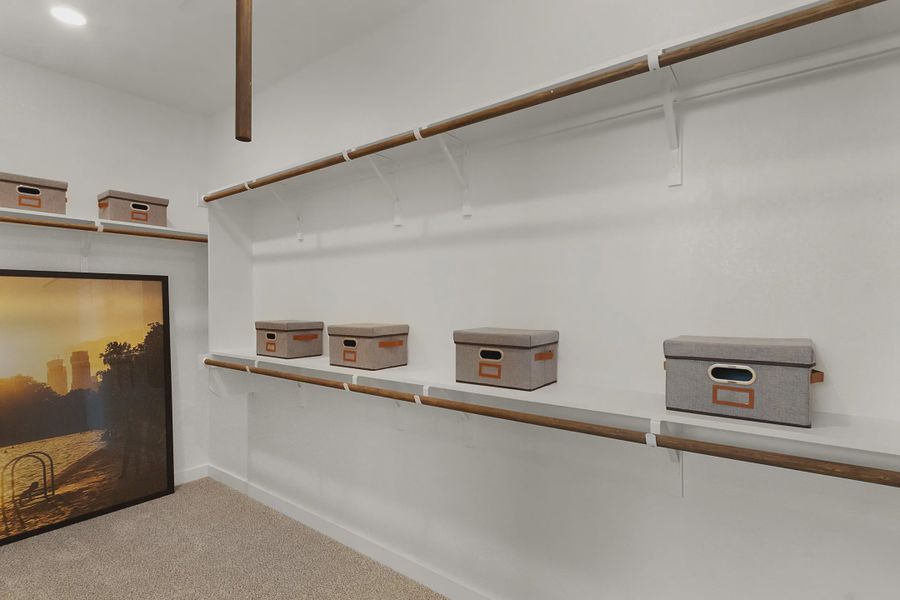 Representative interior finishes for a home built from the Austin by Chesmar Homes in Bridgeland 45's, Cypress (Image 18).