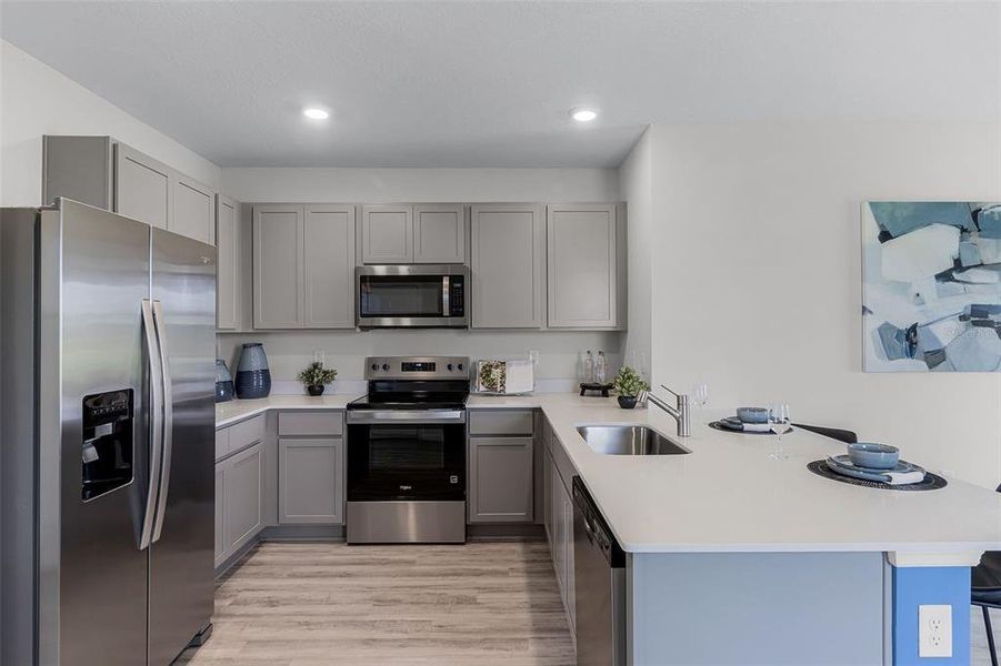 Furnished interior view inside a new home in , Haines City (Image 6).