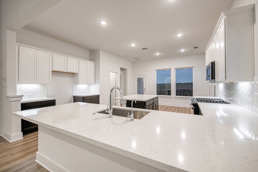 Furnished interior view inside a new home in Stillwater Ranch, San Antonio (Image 10).