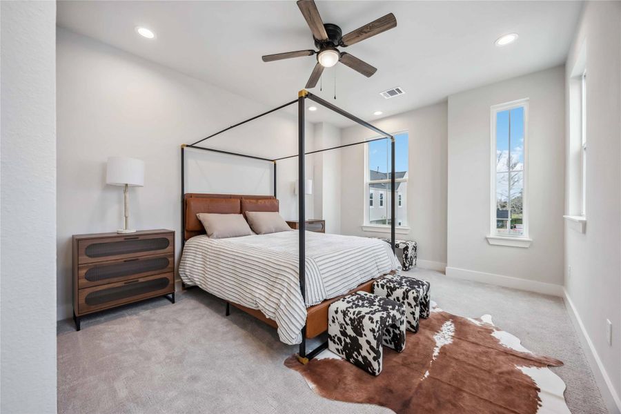 Furnished interior view inside a new home in , Houston (Image 8).