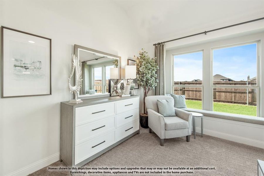 Furnished interior view inside a new home in Abe's Landing, Granbury (Image 13).
