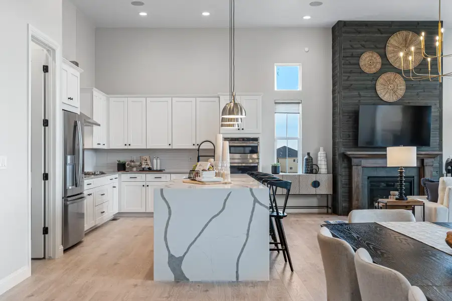 Furnished interior view inside a new home in Macanta, Castle Rock (Image 10).