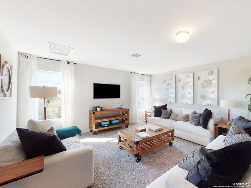 Furnished interior view inside a new home in Blue Ridge Ranch, San Antonio (Image 24). Furnished interior view inside a new home in Blue Ridge Ranch, San Antonio (Image 24).