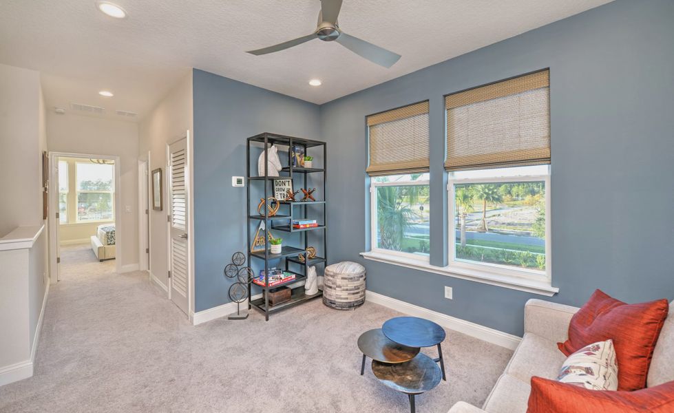 Furnished interior view inside a new home in Nocatee, Ponte Vedra (Image 12). Furnished interior view inside a new home in Nocatee, Ponte Vedra (Image 12).