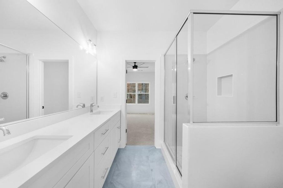 Furnished interior view inside a new home in , Canton (Image 45).