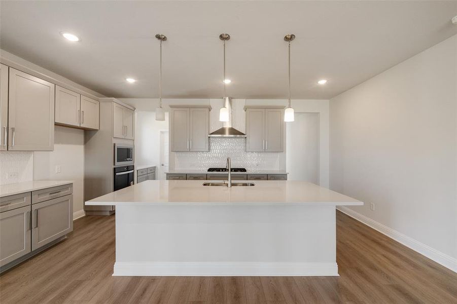 Furnished interior view inside a new home in Arbors at Legacy Hills, Celina (Image 5). Furnished interior view inside a new home in Arbors at Legacy Hills, Celina (Image 5).
