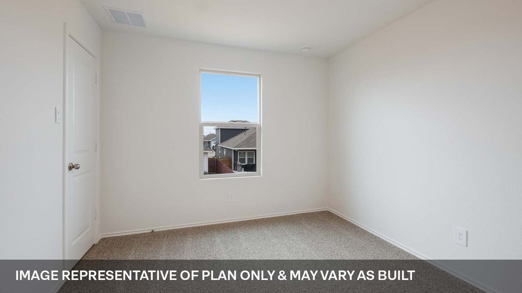 Spacious, unfurnished interior of a new home in Wayside, Uhland (Image 18).