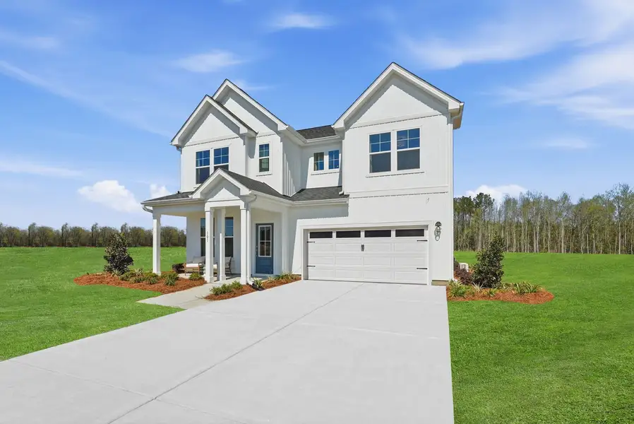 Representative exterior photo of a completed home built from the The Indigo by Stanley Martin Homes in Chapin Place, Chapin, SC (Image 27).
