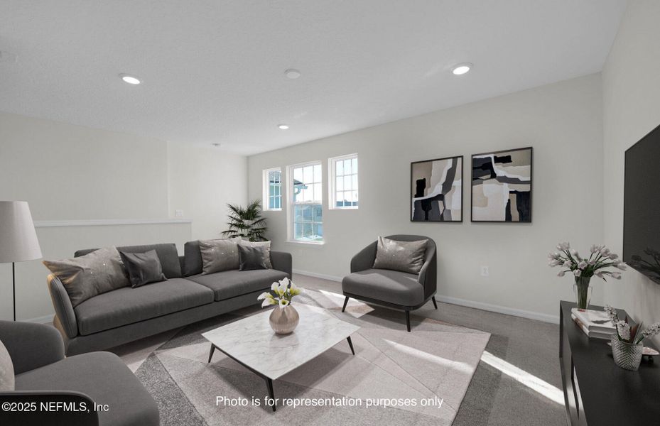 Furnished interior view inside a new home in Murray Farms, Middleburg (Image 19).