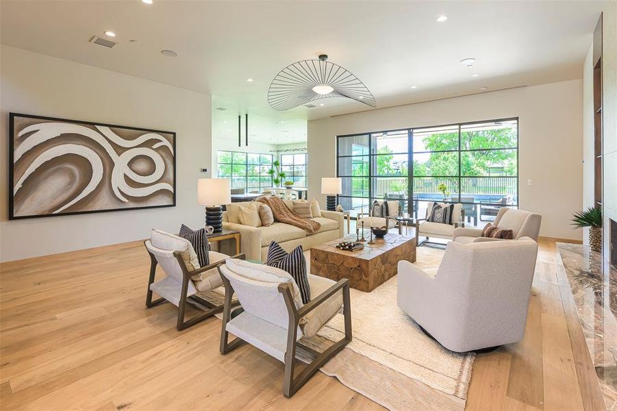 Furnished interior view inside a new home in , Southlake (Image 6).