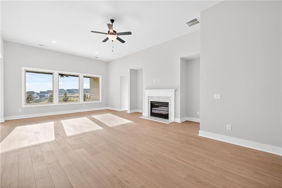 Spacious, unfurnished interior of a new home in The Manor at Gainesville Township, Gainesville (Image 37).