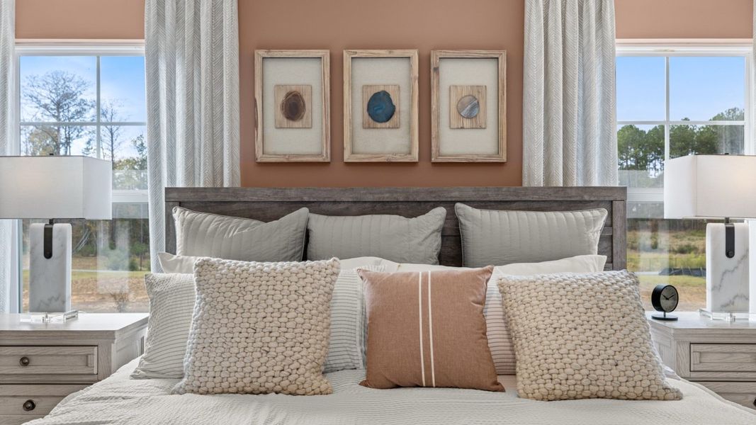 Representative furnished interior of a home built from the Hamlin by D.R. Horton in Oakchase at Hampton, Hampton (Image 14).