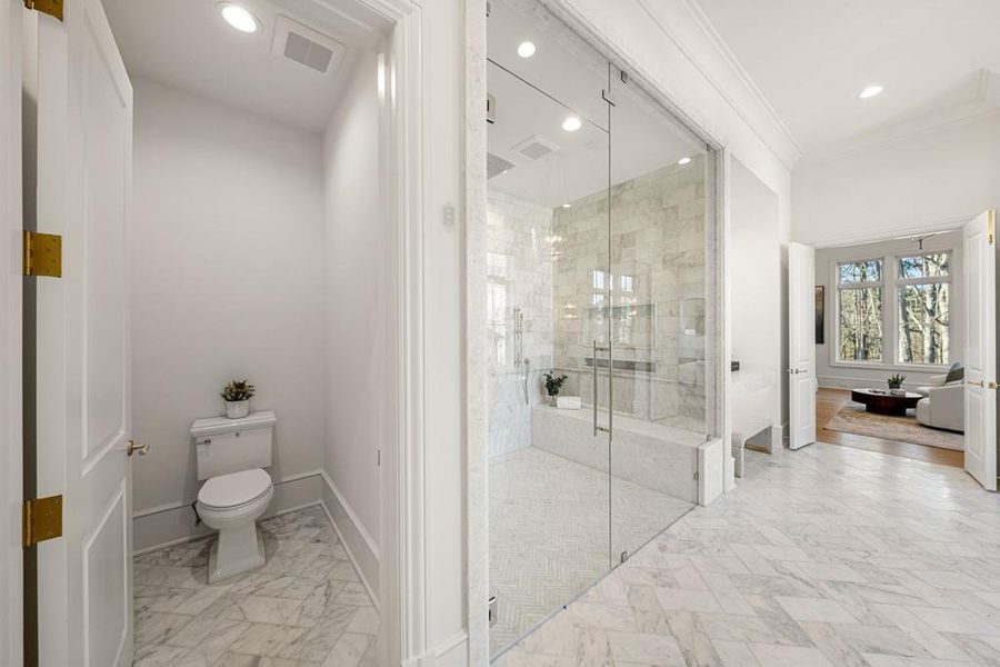 Furnished interior view inside a new home in , Milton (Image 8).