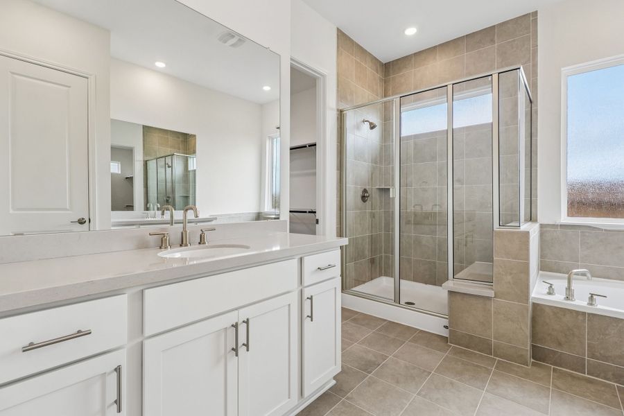 Furnished interior view inside a new home in Silverleaf, Cedar Creek (Image 7).