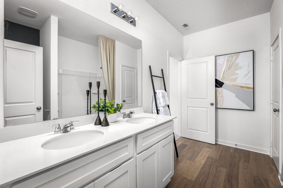 Representative furnished interior of a home built from the Eastgate by Centex in Alto, San Marcos (Image 18).