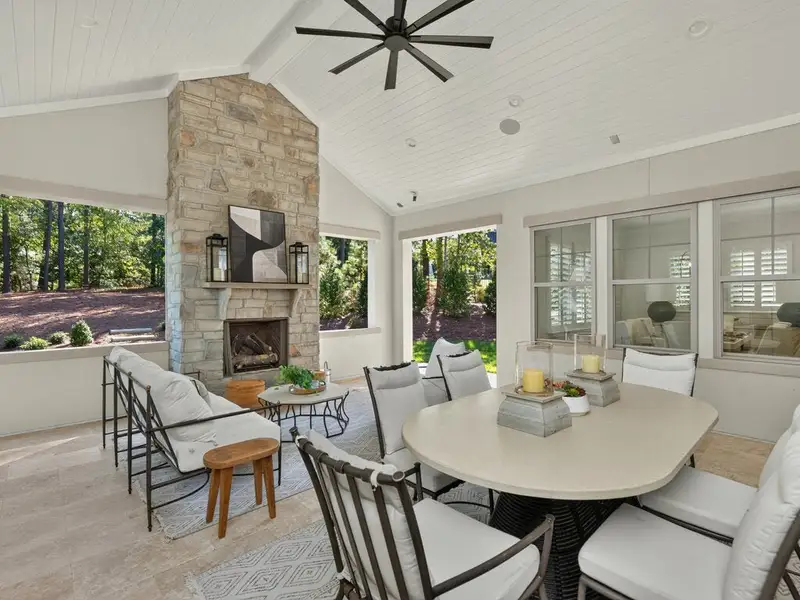 Representative exterior details of a home built from the Montecito Ranch by Classica Homes in Riverchase Estates, Lancaster (Image 3).