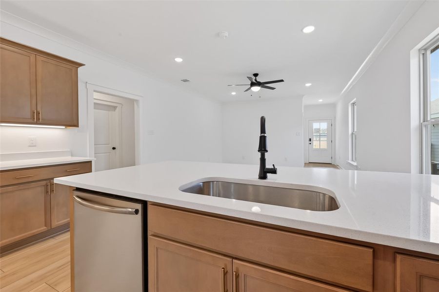 Close-up of interior finishes inside a home in Mostyn Springs, Magnolia (Image 15).