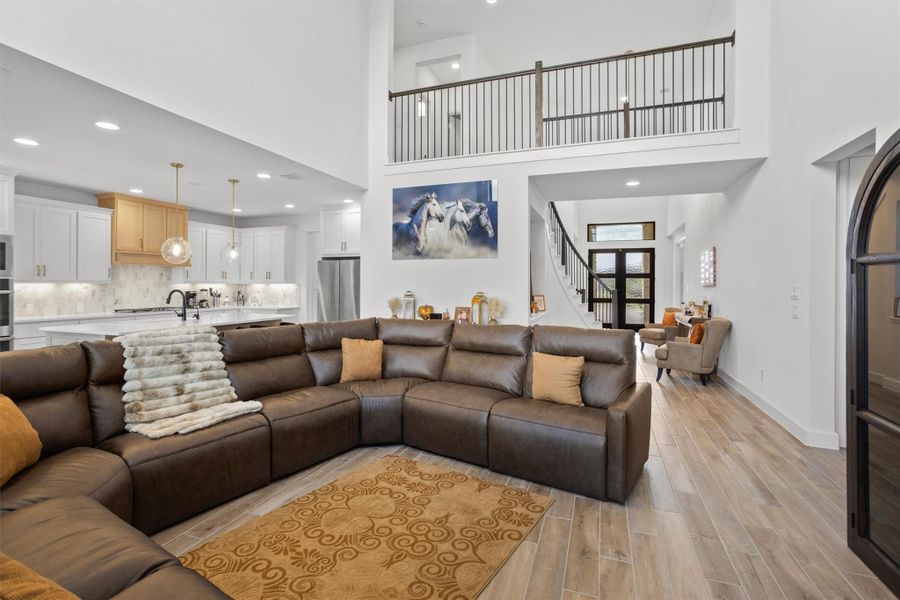 Open living space designed for entertaining