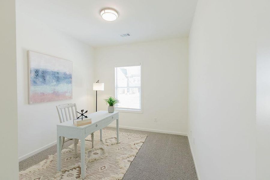 Furnished interior view inside a new home in Downtown Fausett, Dawsonville (Image 8).