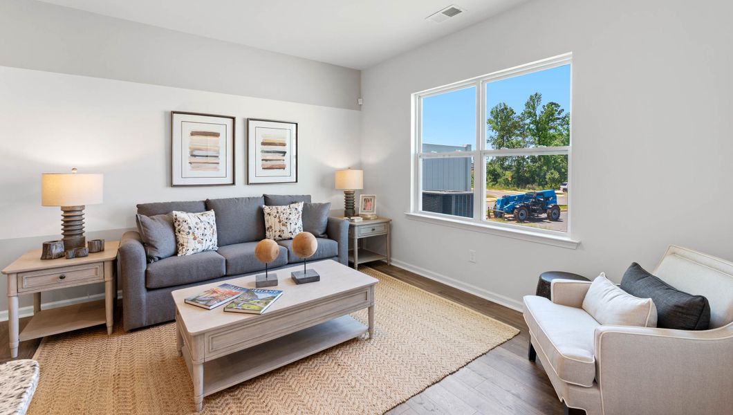 Furnished interior view inside a new home in Tanglewood Townes, Greenville (Image 15).