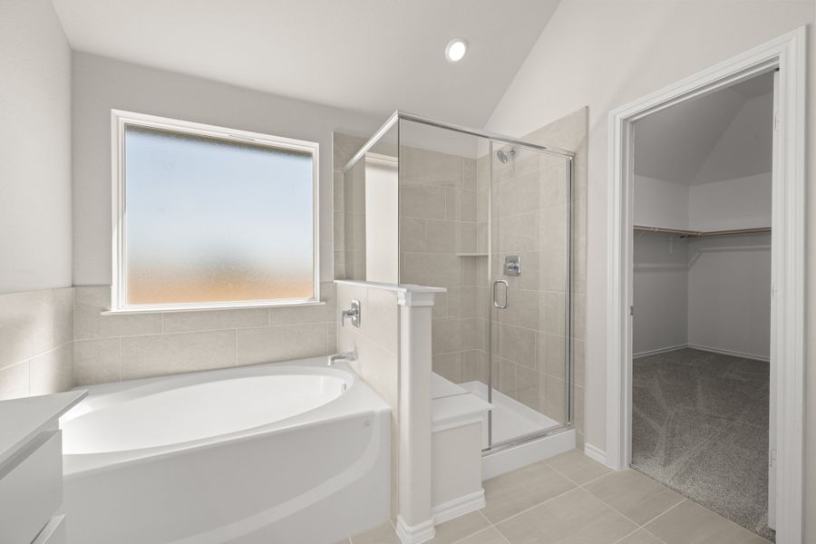 Furnished interior view inside a new home in Hunters Ridge, Crowley (Image 13).
