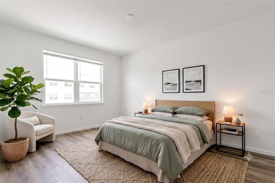 Furnished interior view inside a new home in , Orlando (Image 9).