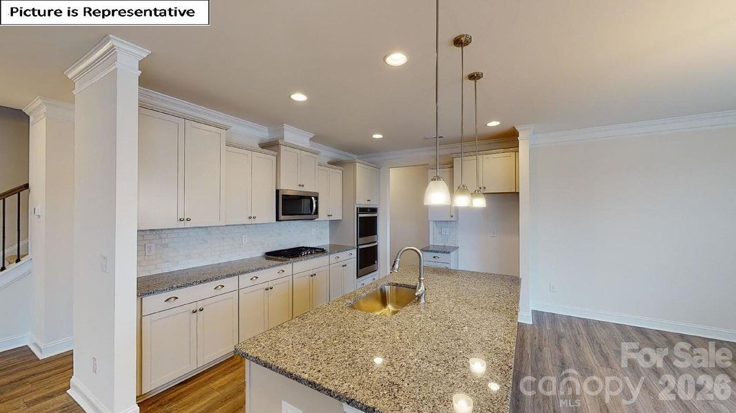 Furnished interior view inside a new home in Sylvan Creek, Denver (Image 5).