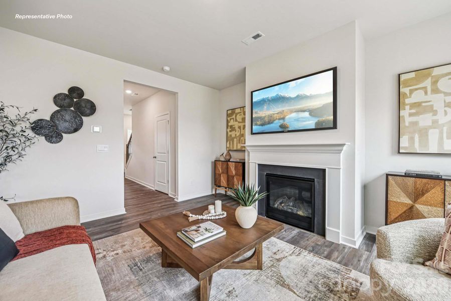 Furnished interior view inside a new home in Huffman Ridge, Hickory (Image 5).