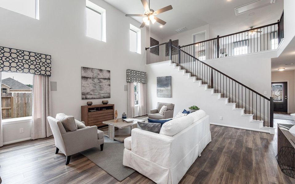 Furnished interior view inside a new home in Pecan Estates, Crosby (Image 18).