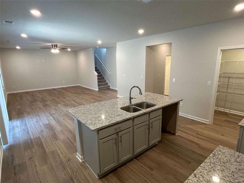 Furnished interior view inside a new home in , Cartersville (Image 3).