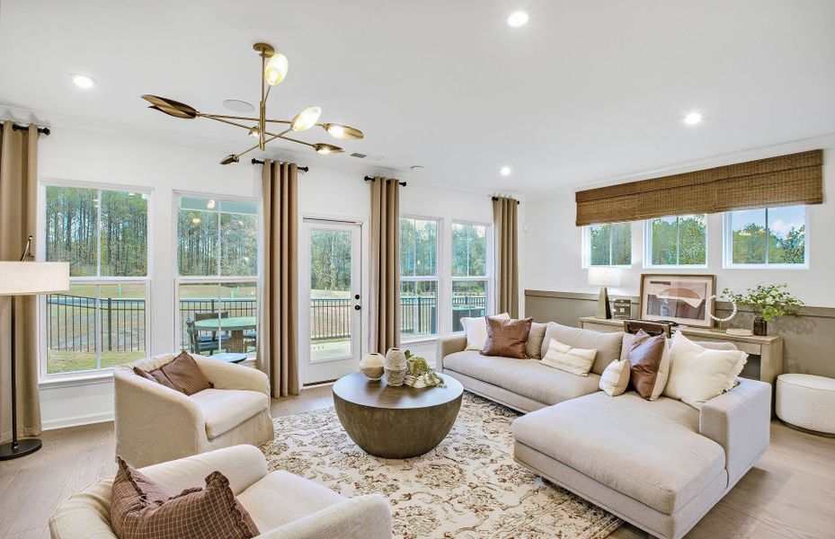Furnished interior view inside a new home in Adler Springs, Powder Springs (Image 6).