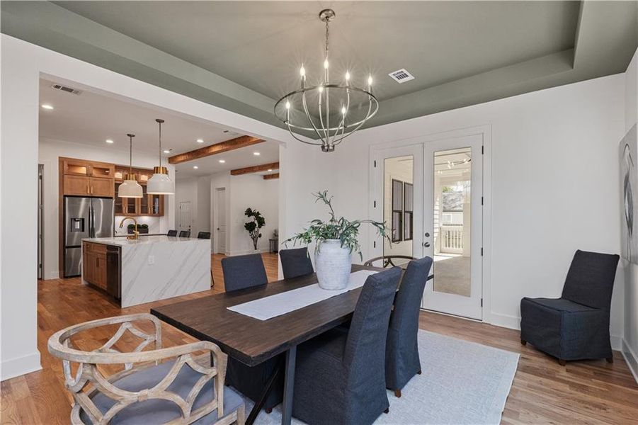 Furnished interior view inside a new home in , Decatur (Image 30).