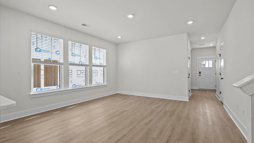 Furnished interior view inside a new home in Gresham Station, Simpsonville (Image 9).