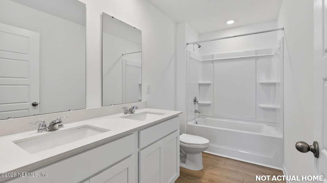 Furnished interior view inside a new home in The Arbors, Jacksonville (Image 12).
