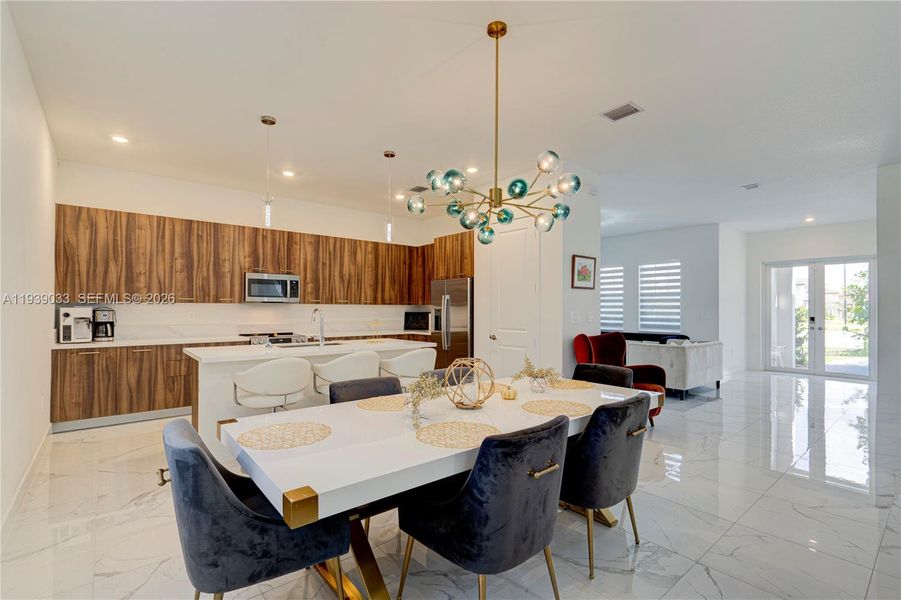 Furnished interior view inside a new home in Crescent Ridge, Davie (Image 33).