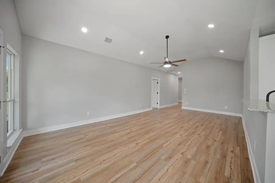 Living and dining room