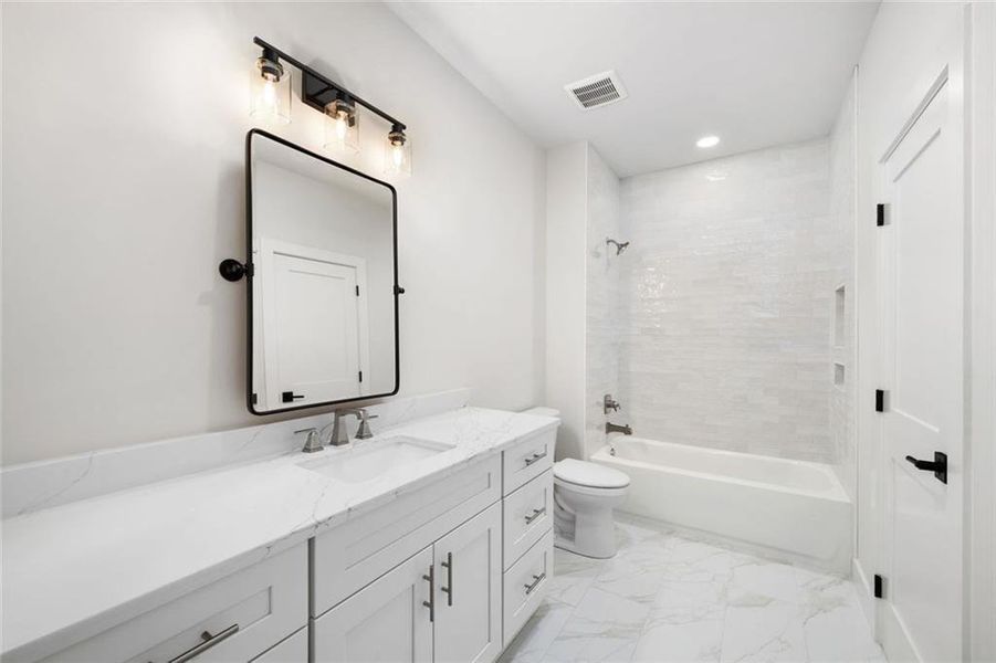 Furnished interior view inside a new home in , Atlanta (Image 66).