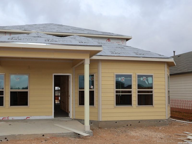 In-progress construction of a new home in Agave, San Antonio, TX (Image 25).