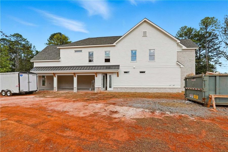 In-progress construction of a new home in , Marietta, GA (Image 28).