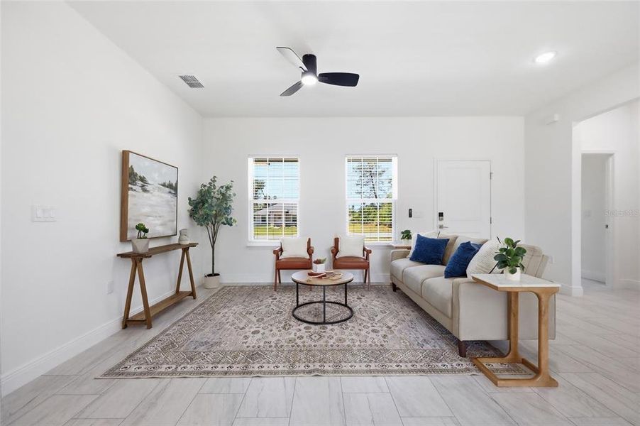 Furnished interior view inside a new home in , Ocala (Image 7).