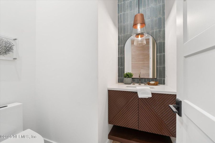 Furnished interior view inside a new home in , Jacksonville Beach (Image 18). Furnished interior view inside a new home in , Jacksonville Beach (Image 18).