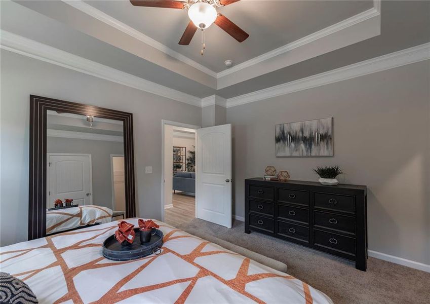 Furnished interior view inside a new home in Fair Oak, Calhoun (Image 12).