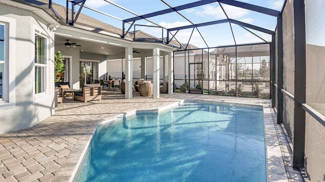 Representative exterior details of a home built from the Lazio by Taylor Morrison in Esplanade at McKinnon Groves, Winter Garden (Image 25).