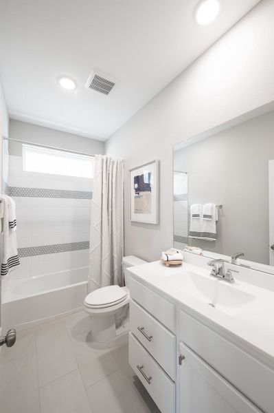 Representative furnished interior of a home built from the Verdin by Tri Pointe Homes in Pecan Ridge, Fulshear (Image 13).