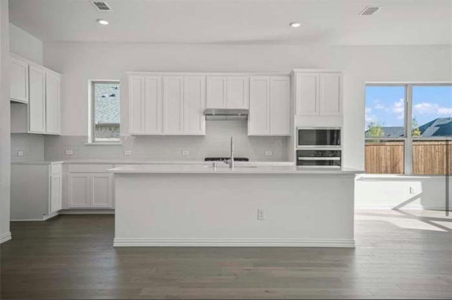 Furnished interior view inside a new home in Whitewing Trails, Princeton (Image 4).