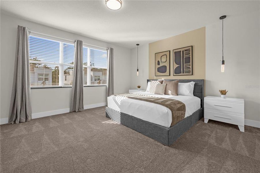 Furnished interior view inside a new home in , Clermont (Image 16).