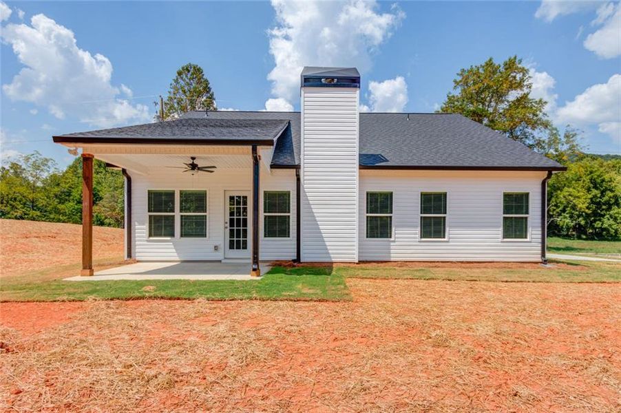 Exterior details and patio area of a home in , Clarkesville (Image 23).
