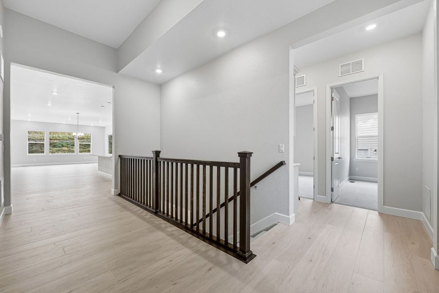 Spacious, unfurnished interior of a new home in Trailstone Destination Collection, Arvada (Image 10).