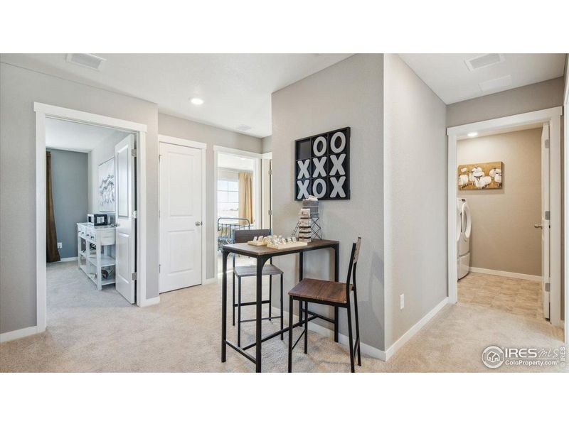 Furnished interior view inside a new home in Vista Meadows, Fort Lupton (Image 16).