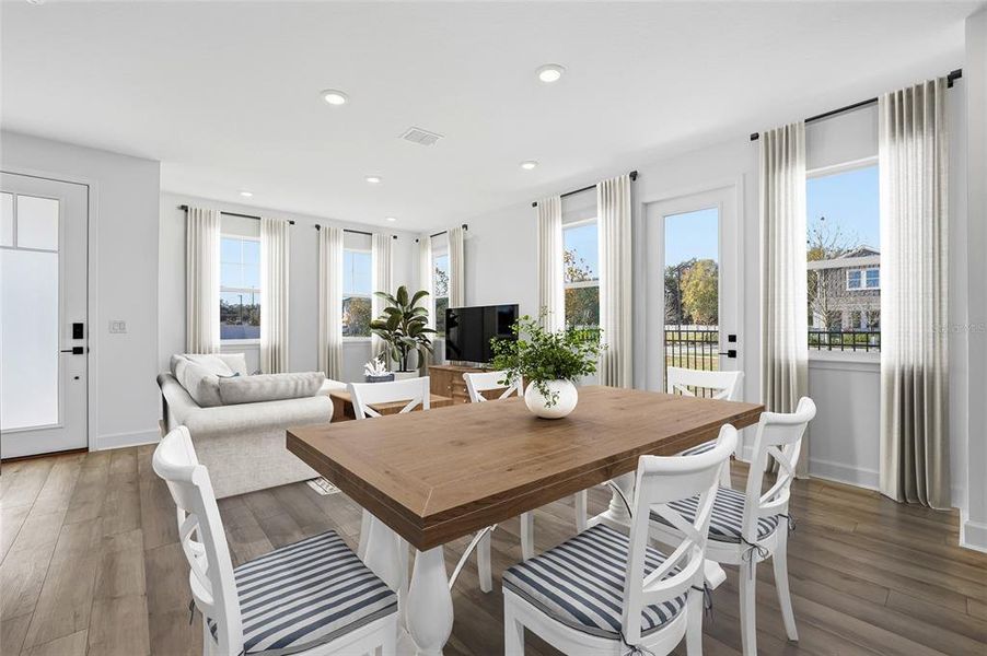 Furnished interior view inside a new home in Vivir, Valrico (Image 12).